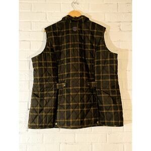 Eddie Bauer Women’s Year-Round Field Vest Quilted Plaid 2X Outdoor